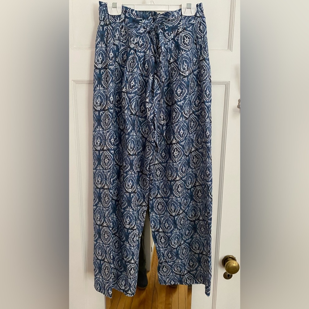 Linen Pants Batik Print